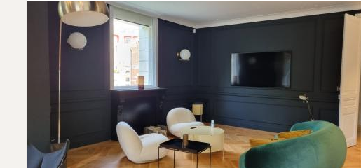 Salon rénové — Villa Gardenia